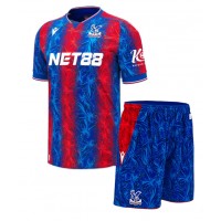 Echipament fotbal Crystal Palace Adam Wharton #20 Tricou Acasa 2024-25 pentru copii maneca scurta (+ Pantaloni scurti)